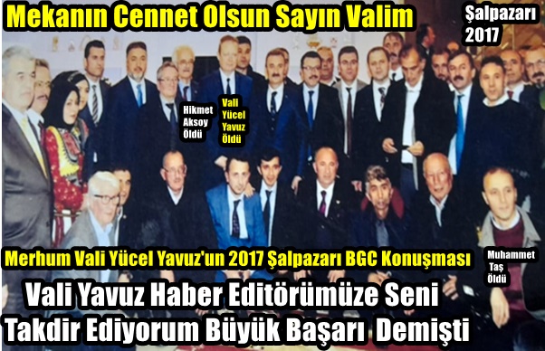 Mekanın Cennet Olsun Sayın Valim