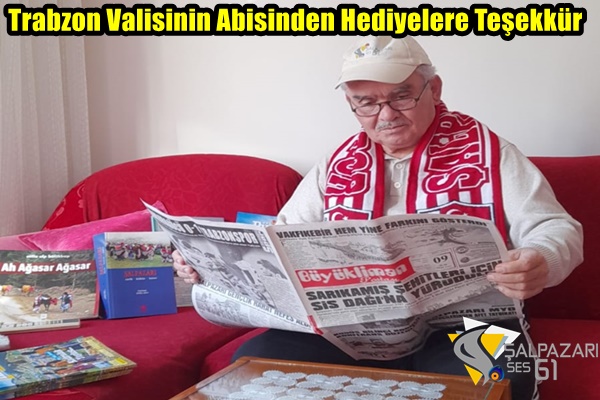 Trabzon Valisinin Abisinden Hediyelere Teşekkür