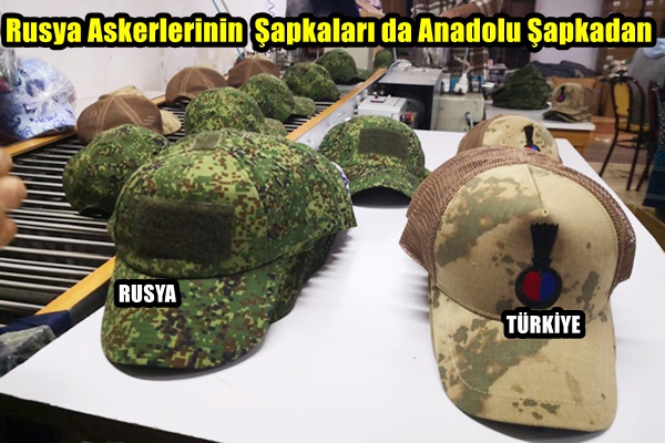 Rusya Askerlerinin  Şapkaları da Anadolu Şapkadan