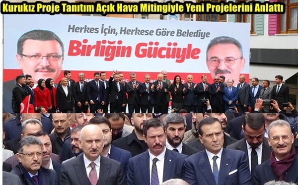 Kurukız Proje Tanıtım Açık Hava Mitingiyle Yeni Projelerini Anlattı