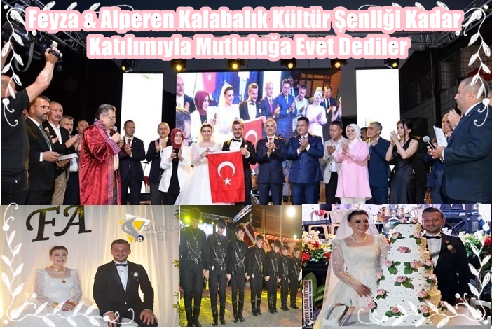 Feyza & Alperen Kalabalık Kültür Şenliği Kadar Katılımıyla Mutluluğa Evet Dediler