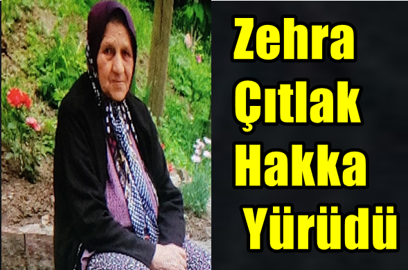 Zehra Çıtlak Hakka Yürüdü