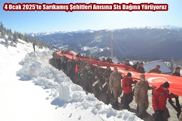 4 Ocak 2025’te Sarıkamış Şehitleri Anısına Sis Dağına Yürüyoruz