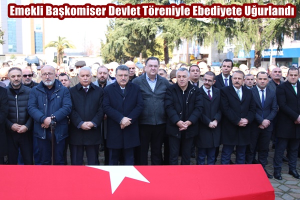 Emekli Başkomiser Devlet Töreniyle Ebediyete Uğurlandı