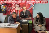 Kaymakam Yerlikaya’dan Şalpazarıspor’a Ziyaret