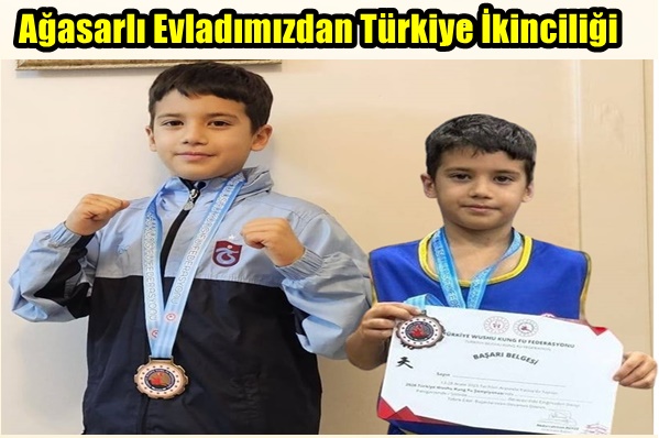 Ağasarlı Evladımızdan Türkiye İkinciliği