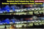 Karadeniz Sahil Yolunda Aynı Yönde İlerleyen  Sürücüler Kaza Sonrası Kavgaya Tutuştular