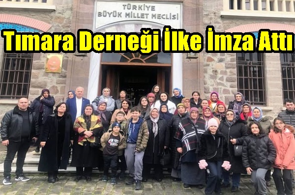 Tımara Derneği İlke İmza Attı