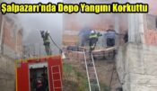 Şalpazarı’nda Depo Yangını Korkuttu
