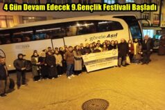 4 Gün Devam Edecek 9.Gençlik Festivali Başladı