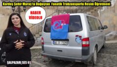 Kardeş Şehir Maraş’ta Doğuştan  Fanatik Trabzonsporlu Resim Öğretmeni