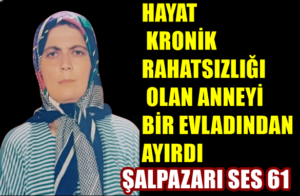 Hayat Kronik Rahatsızlığı Olan Anneyi Bir Evladından Ayırdı