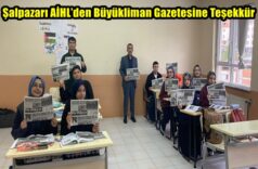 Şalpazarı AİHL’den Büyükliman Gazetesine Teşekkür