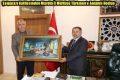 Şalpazarı Kafilesinden Mardin İl Müftüsü Türkmen’e Anlamlı Hediye