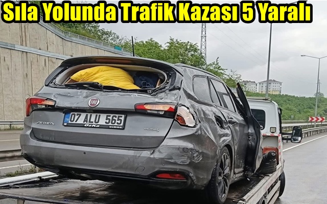 Sıla Yolunda Trafik Kazası 5 Yaralı