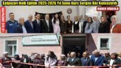 Şalpazarı Halk Eğitim 2025-2026 Yıl Sonu Kurs Sergisi Göz Kamaştırdı