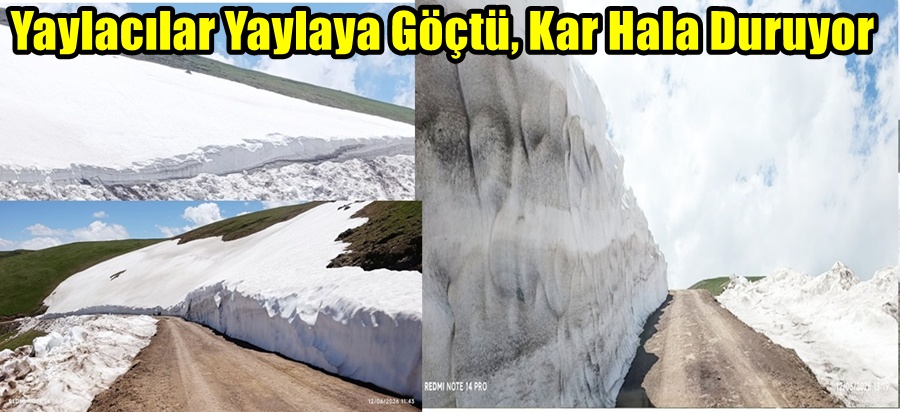Yaylacılar Yaylaya Göçtü, Kar Hala Duruyor