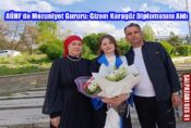 AÜHF’de Mezuniyet Gururu: Gizem Karagöz Diplomasını Aldı