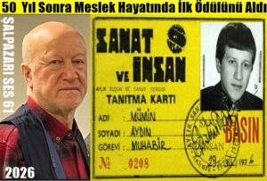 50  Yıl Sonra Meslek Hayatında İlk Ödülünü Aldı
