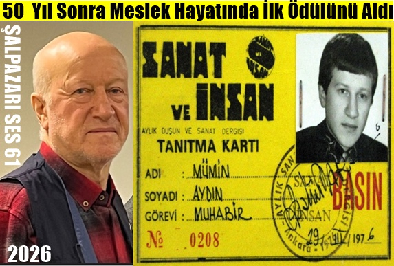 50  Yıl Sonra Meslek Hayatında İlk Ödülünü Aldı