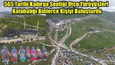565.Tarihi Kadırga Şenliği Otçu Yürüyüşleri Kalabalığı Binlerce Kişiyi Buluşturdu