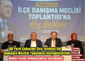 AK Parti Şalpazarı İlçe Temmuz Ayı Danışma Meclisi Toplantısı Gerçekleştirildi