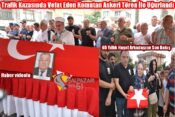 Trafik Kazasında Vefat Eden Komutan Askeri Tören İle Uğurlandı