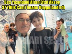 Beş Yaşındaki Altan Eftal Aksoy 37 Yıllık Cami İmamı Duygulandırdı
